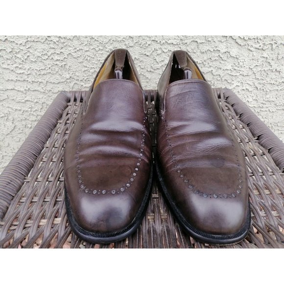 Paolo de Marco Loafers 13 M Brown Leather Slip On‎ Shoes Spain main image 5